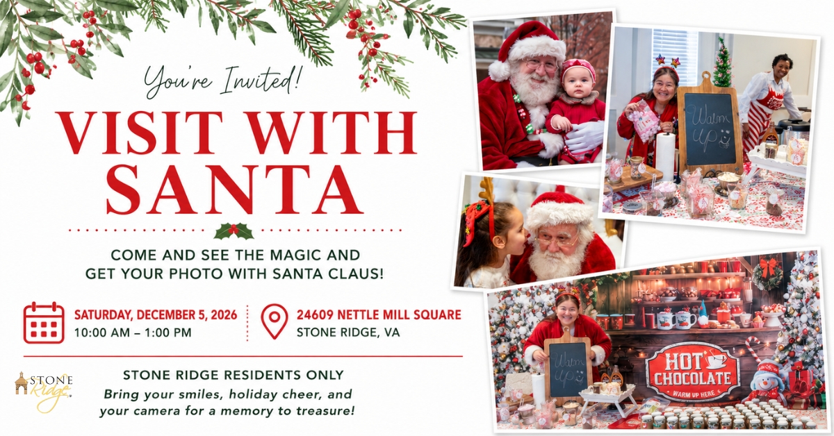 Stone Ridge - Visit with Santa 2026