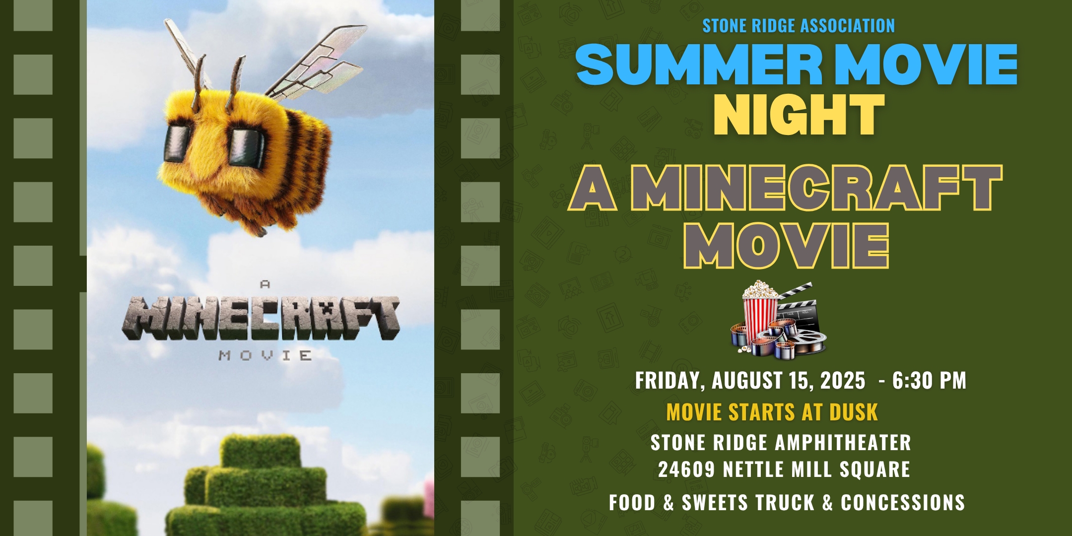 Stone Ridge: Friday Movie Night - The Minecraft Movie