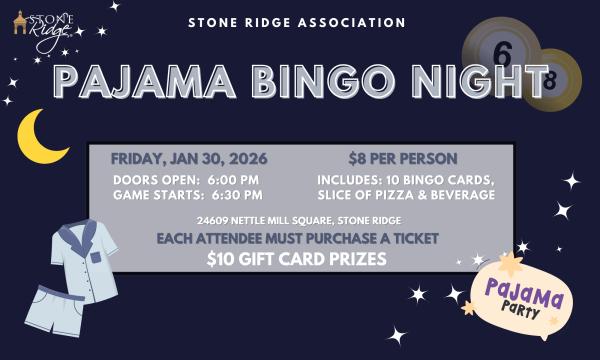 Stone Ridge - Friday Bingo Night -  January
