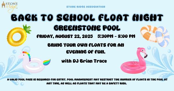 Back to School Pool Party