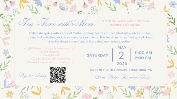 Stone Ridge - Mother & Daughter Tea Brunch
