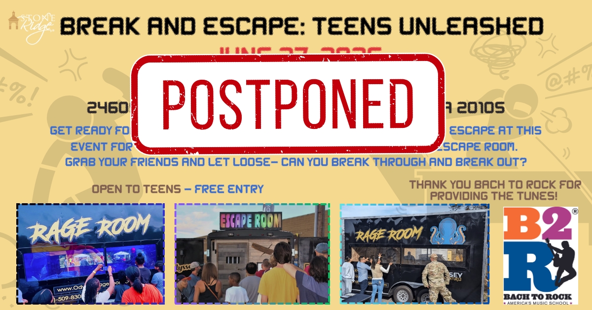 Stone Ridge - Break & Escape: Teens Unleashed