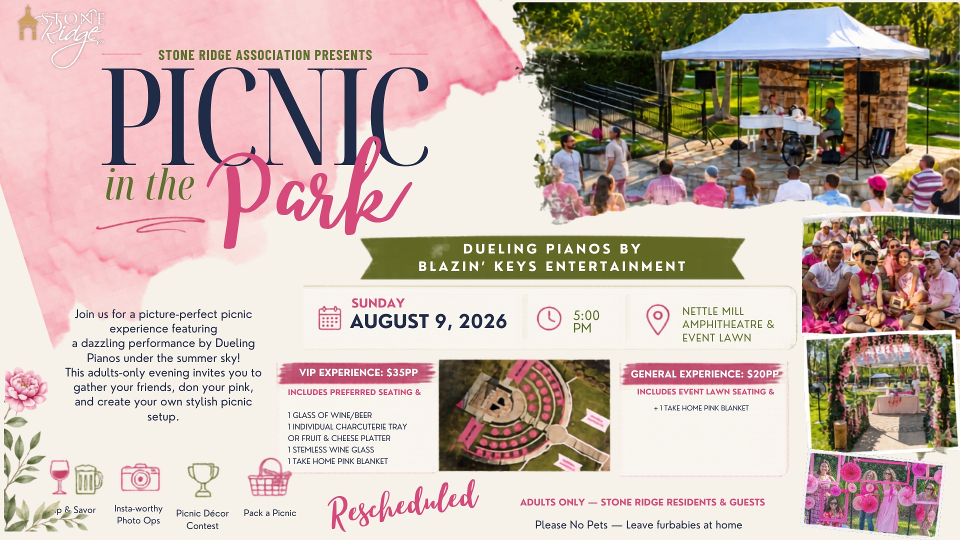 Stone Ridge: 2026 Pink Picnic in the Park