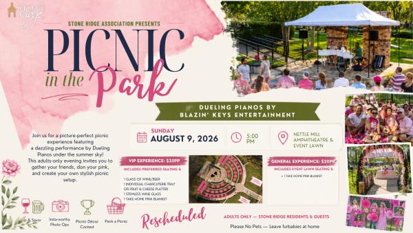 Stone Ridge: 2026 Pink Picnic in the Park