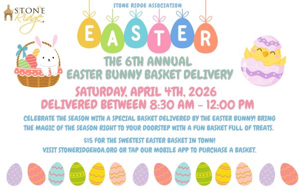Stone Ridge - Easter Basket Bunny Delivery 2026