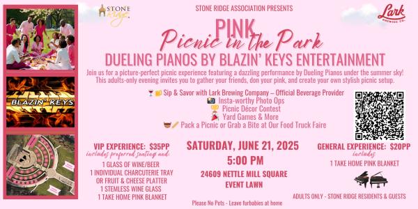 Stone Ridge: Pink Picnic in the Park