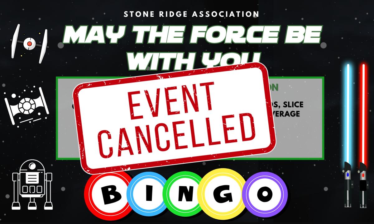 Stone Ridge - Star Wars Bingo Night -  May