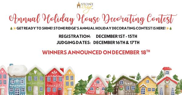 Stone Ridge - Holiday Decorating Contest