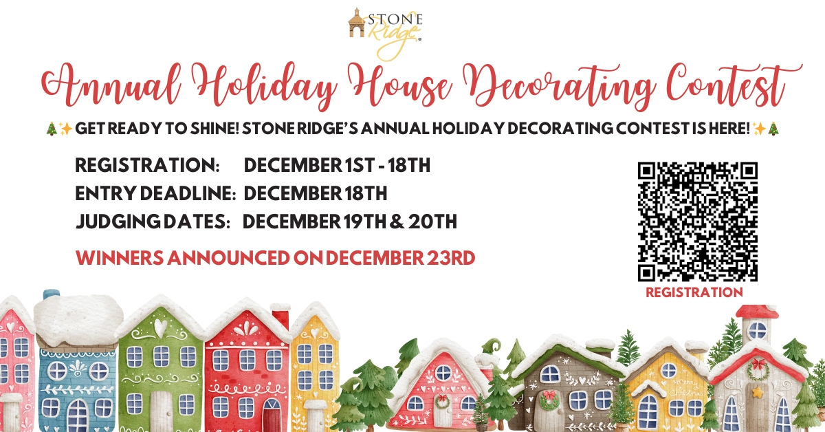 Stone Ridge Holiday House Decorating Content
