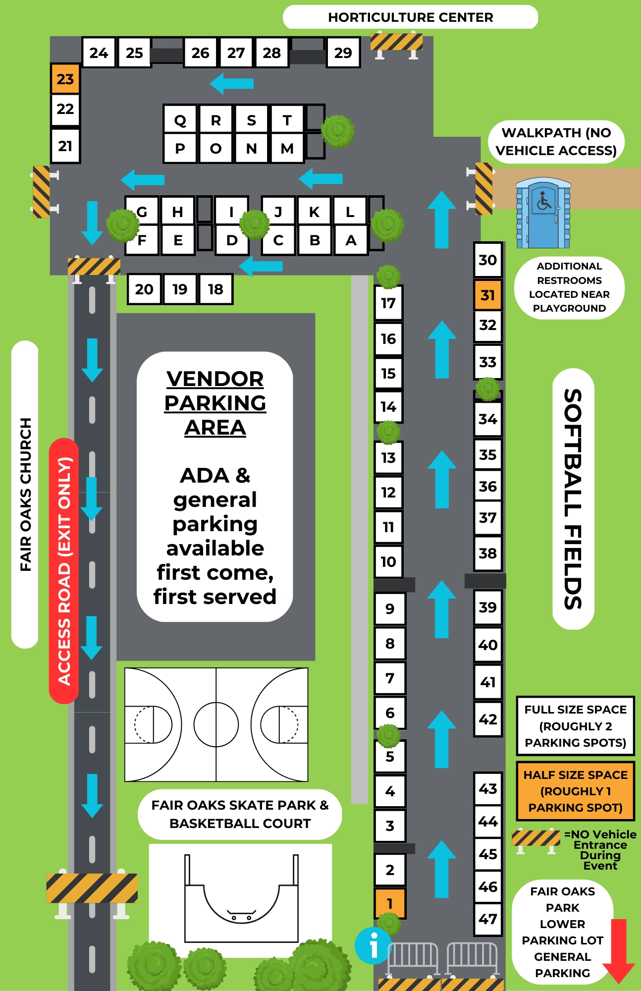 Garage Sale Booths - MAP - Fair Oaks Community Garage Sale 2024 - Eventeny