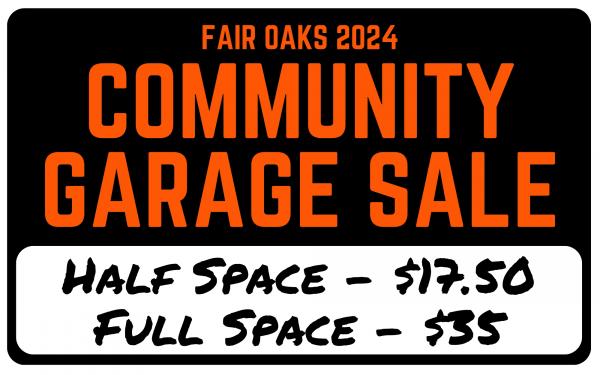 Garage Sale Booth Space