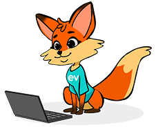 Evee on a laptop