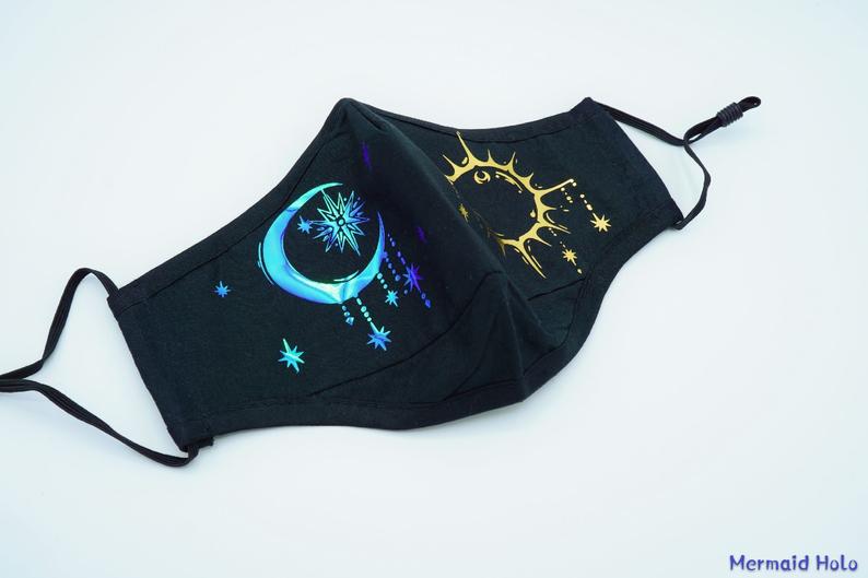 Luna y Sol (Sun and Moon) Face Mask picture