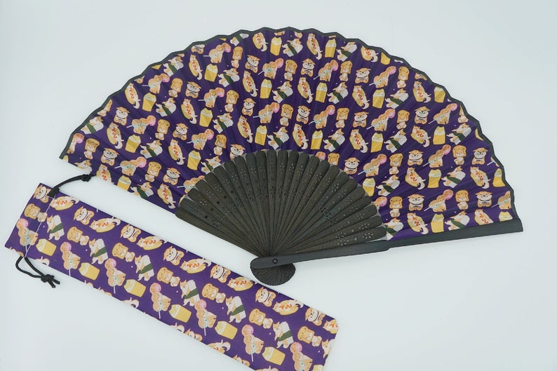 Shiba Noms: Shiba Inu Inspired Folding Fan picture