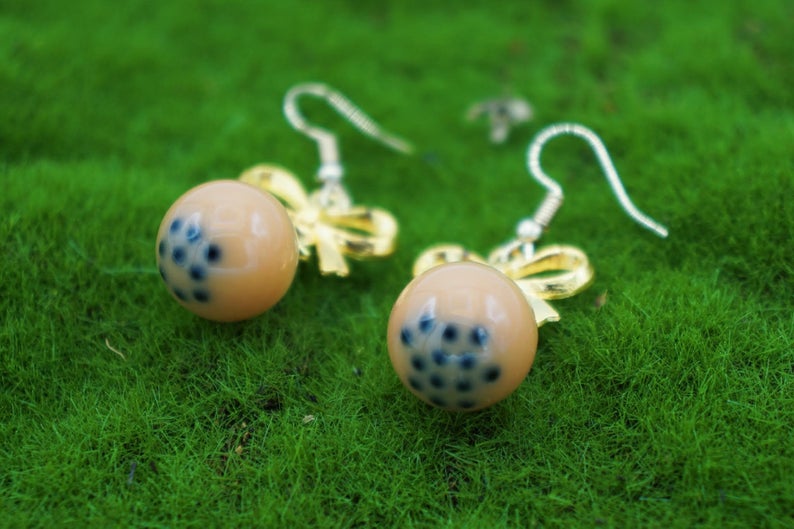 Boba Earrings | Bubble Tea Jewelry