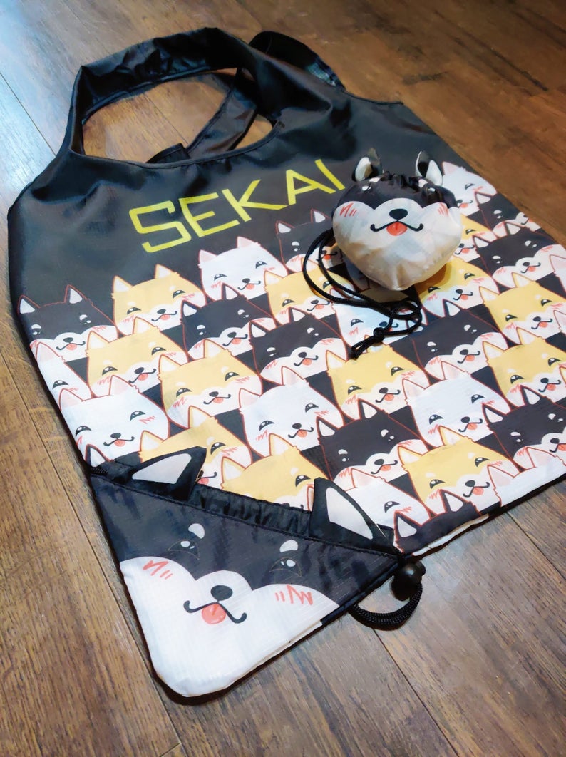 Shiba Inu: Reuseable Tote, Grocery Bag picture