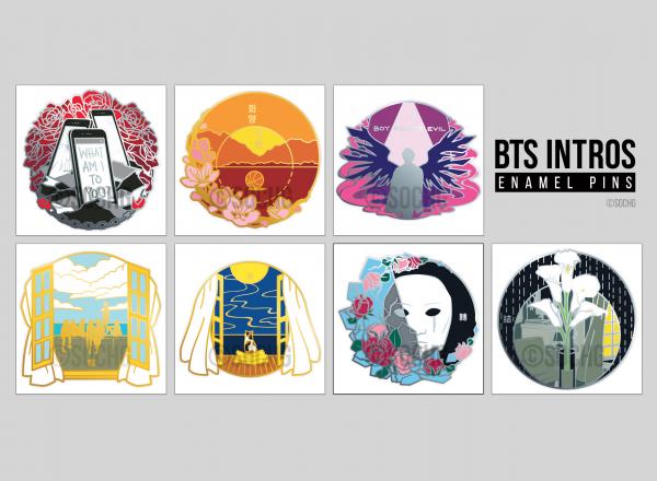 BTS Intro Enamel Pins picture