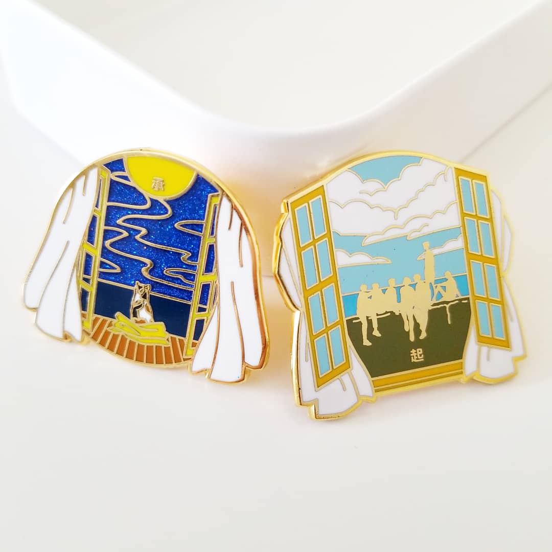 BTS Intro Enamel Pins picture