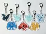 Yugioh Charms - Blue Eyes White Dragon - Blue Eyes Ultimate Dragon - Red Eyes Black Dragon - Slifer - Ra - Obelisk - Baby Dragon