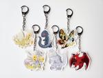 Godzilla Charm - King Ghidora - Mothra - Mecha King Ghidorah - Mechagodzilla -Rodan - Kaiju Charm - Monster Charm - Kaiju Keychain