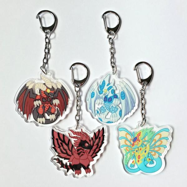 Yugioh 5Ds Dragon Charms - Red Archfiend - Stardust Dragon - Blackrose Dragon - Ancient Fairy - Black-Winged - Life Stream - Signer Dragon picture