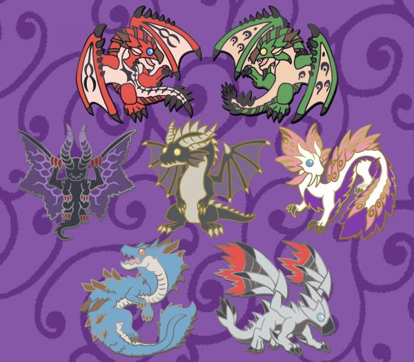 Monster Hunter Pins picture