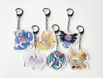 Generations 4-7 Pokemon Charms - Garchomp - Haxorus - Hydreigon - Goodra - Noivern - Kommo-o - Tyrantrum - Dragon Type - Pokemon Charm