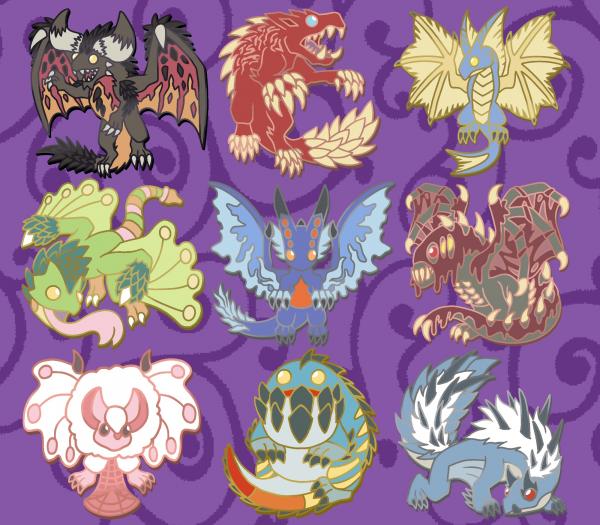 Monster Hunter World Pins picture