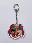 Tiamat Charm - Dungeons and Dragons Charm - Acrylic Charm - Double Sided Charm - Dragon Charm - Tiamat Keychain