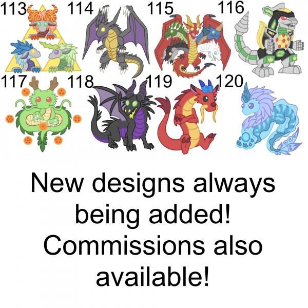 Dragon Charm Deal 3 for $28 picture
