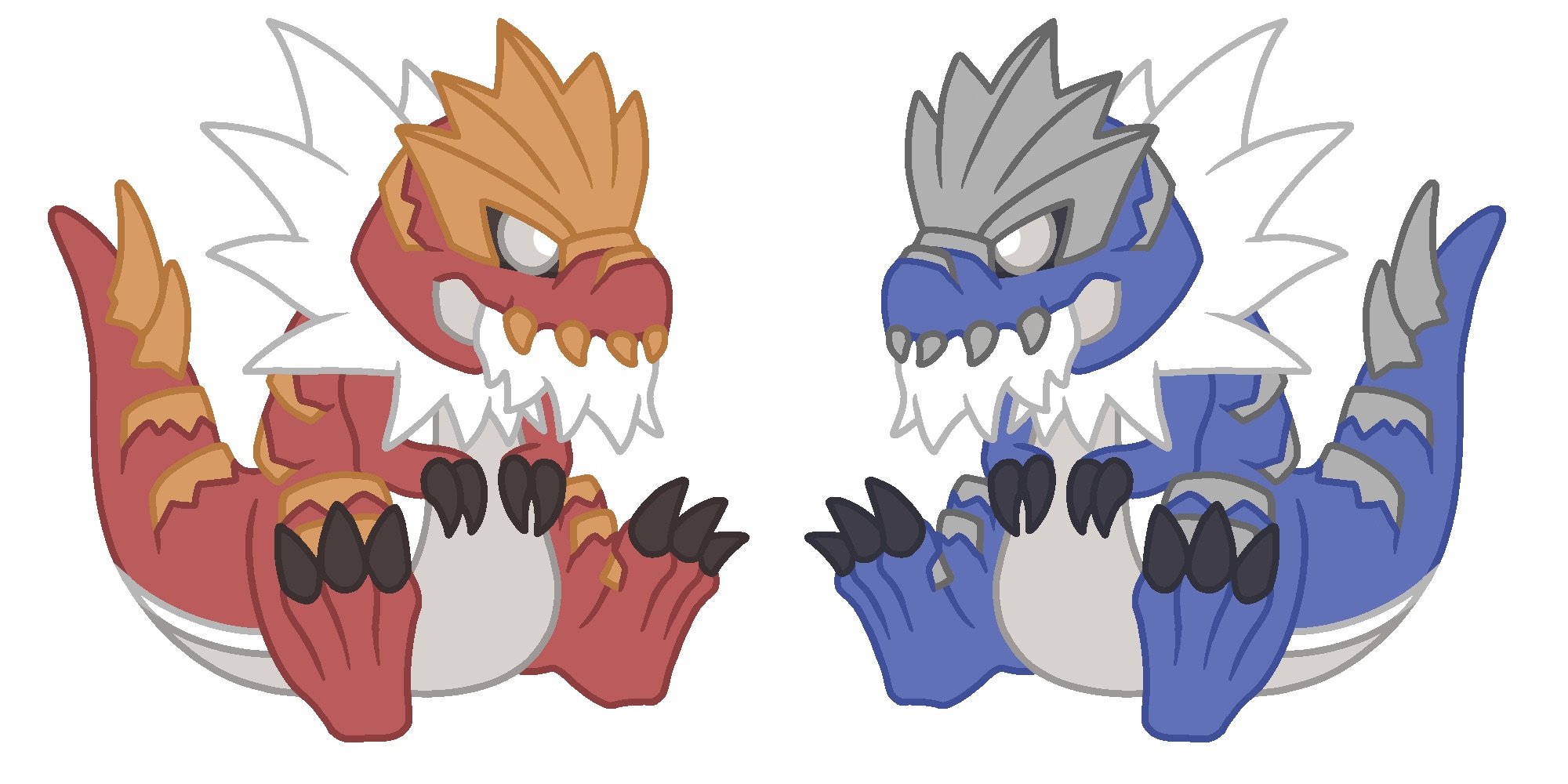 Generations 4-7 Pokemon Charms - Garchomp - Haxorus - Hydreigon - Goodra - Noivern - Kommo-o - Tyrantrum - Dragon Type - Pokemon Charm picture