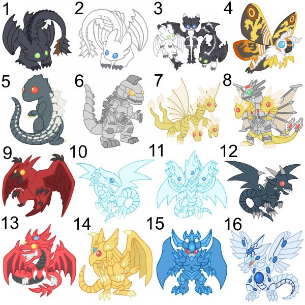 Dragon Charm Deal 3 for $28 picture