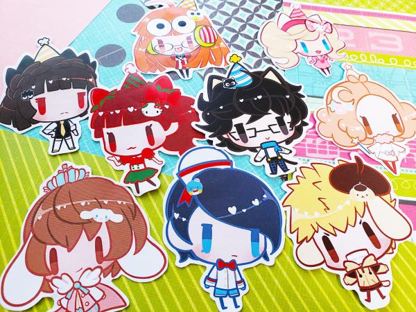 Persona 5 Royal x Sanrio Party Stickers