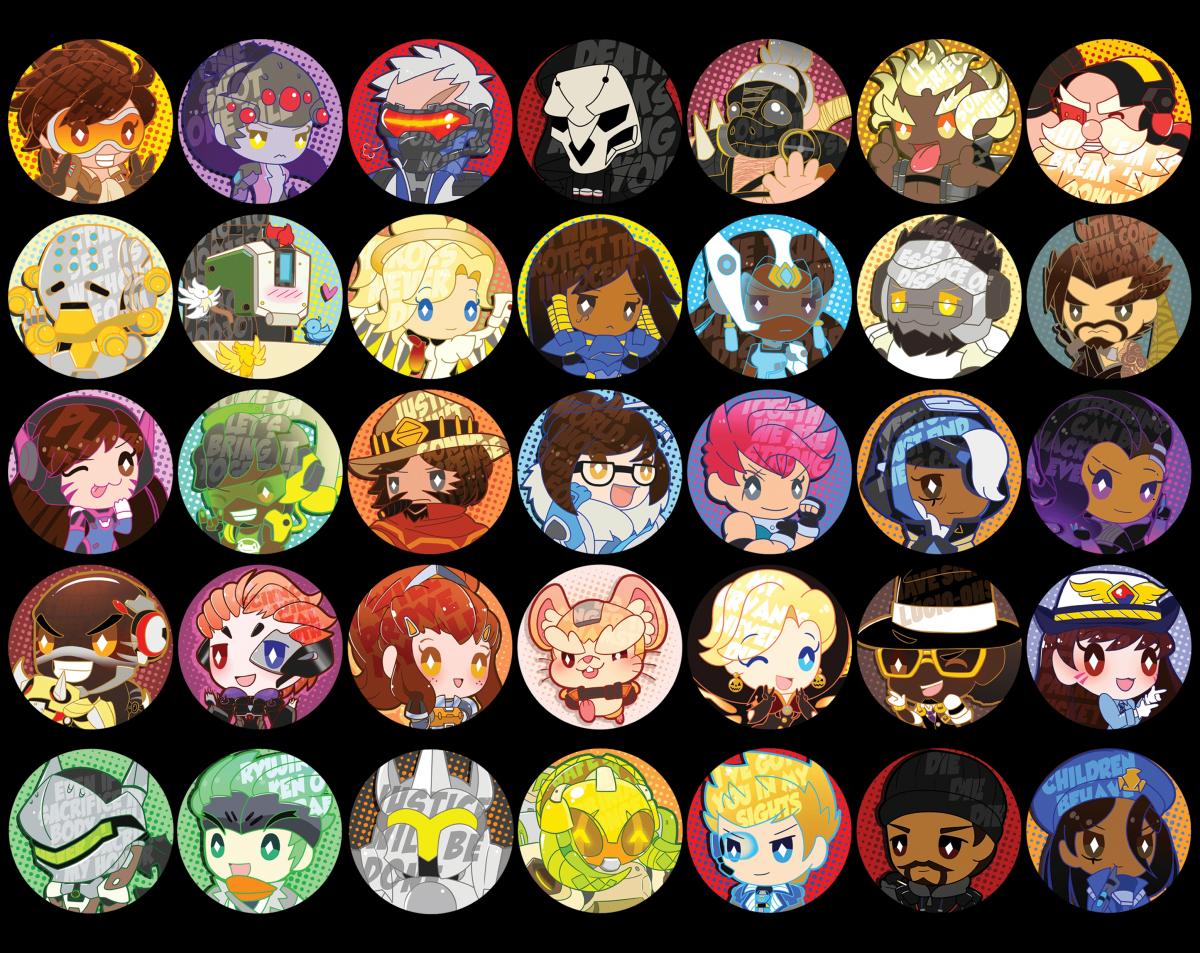 Pick Your Own Custom Pins Bundle!! 1.25" Pinback Buttons SET OPTIONS Available! picture