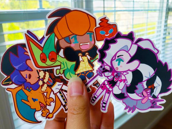 Pokemon Sword and Shield Gym Leader Stickers