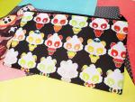 PandaGyoza's Original Mascot Fabric Pencil Pouch: Cute Panda Gift Donuts or Fruits Themed School Supply