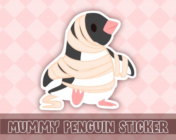 Mummy Penguin Sticker