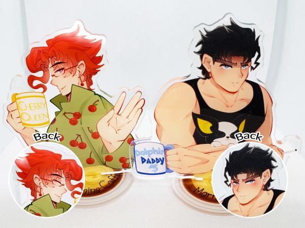 Crazy Big Anime Boy's Morning Coffee Time Acrylic Standees picture