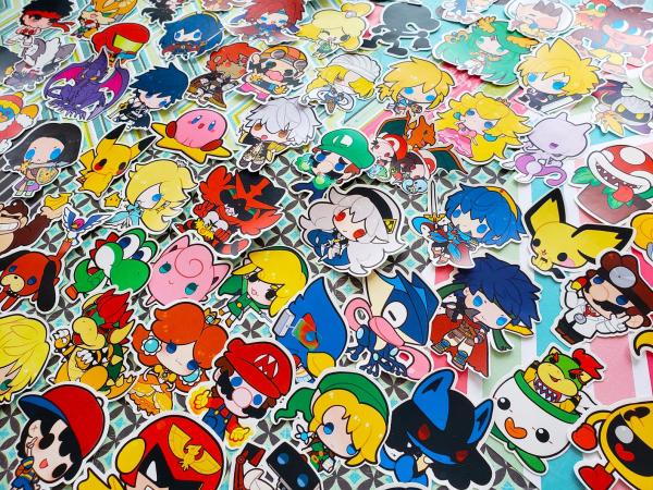 ALL Super Smash Bros Ultimate Stickers
