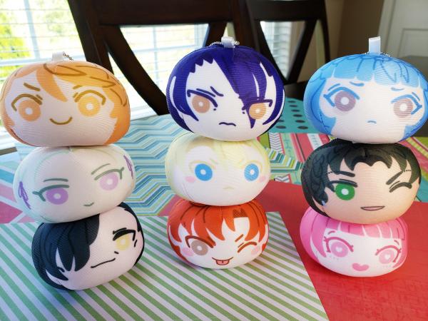 Fire Emblem: Three Houses Omanjuu!! FE3H Cute Nintendo Gift Plush Mochi Accessory Byleth, Dimitri, Edelgard, Claude picture