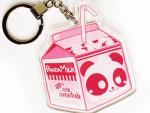Pink Panda Milk Carton Collaboration: Mickeyn Pandagyoza Matcha Milk Gyoza Cute Mascot Gift Kawaii Accessory