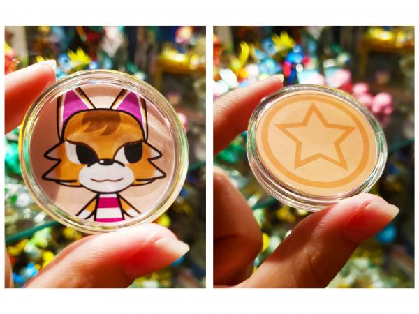 ALL Custom Amiibo Coins!! + ACNH: Sailboat Villager Vinyl Stickers Approx. 2.5 inches Bundle or Individual Cute Gift Nintendo NFC Combo picture