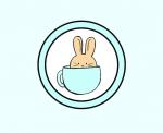 Caffeinated Rabbit Art