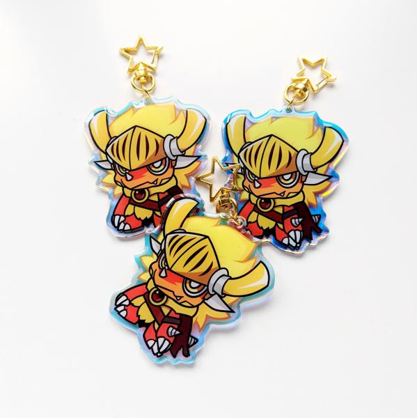Drum Bunker Dragon Holographic Charm