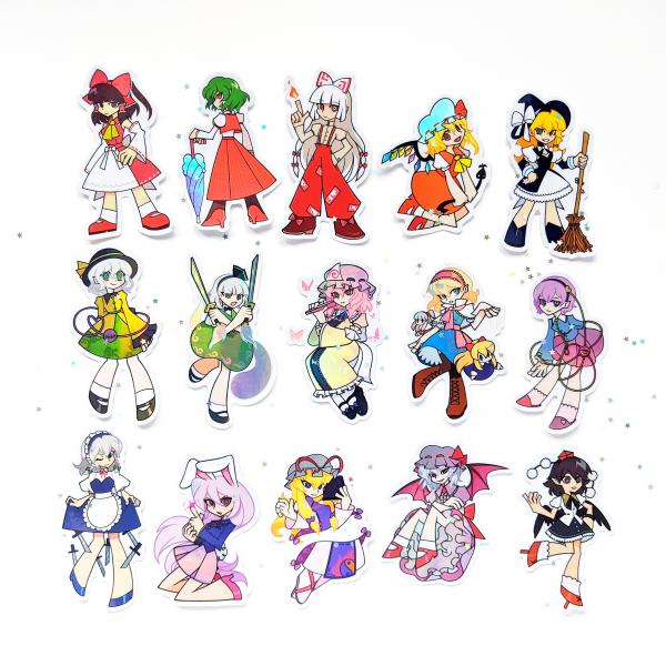 Touhou Project Holographic Stickers picture