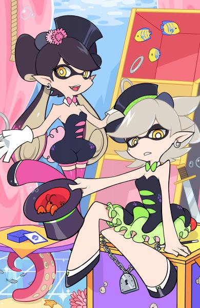 Squid Sisters Splatoon 11x17" Print picture