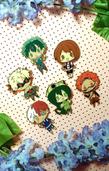 My Hero Academia Enamel Pins