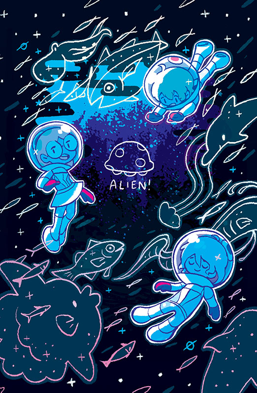 Alien! - postcard (4x6) picture