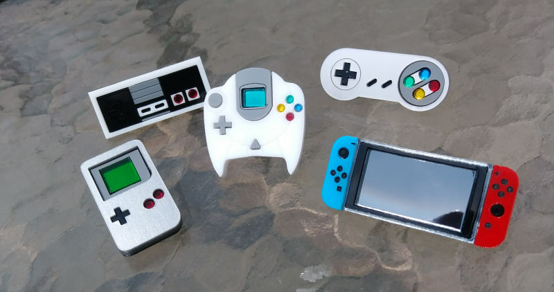 Mini Gaming System Pins