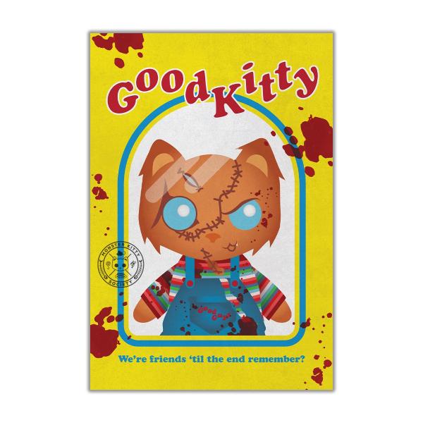 Good Kitty Doll - Chucky - Postcard Mini Art Print